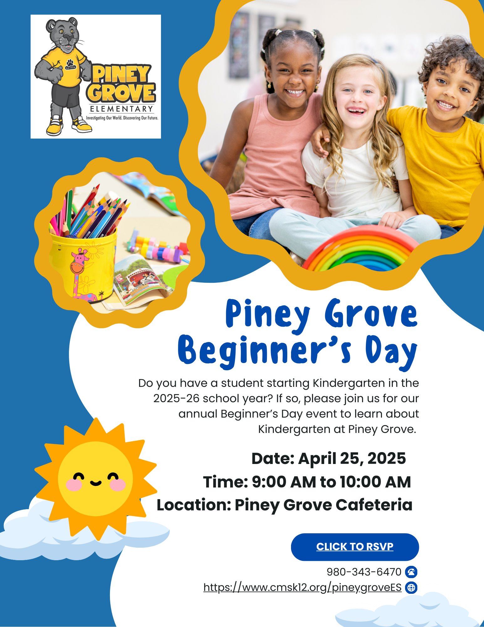  Beginner's Day April 25, 2025 at 9:00 AM to 10:00 AM in the Piney Grove Cafeteria